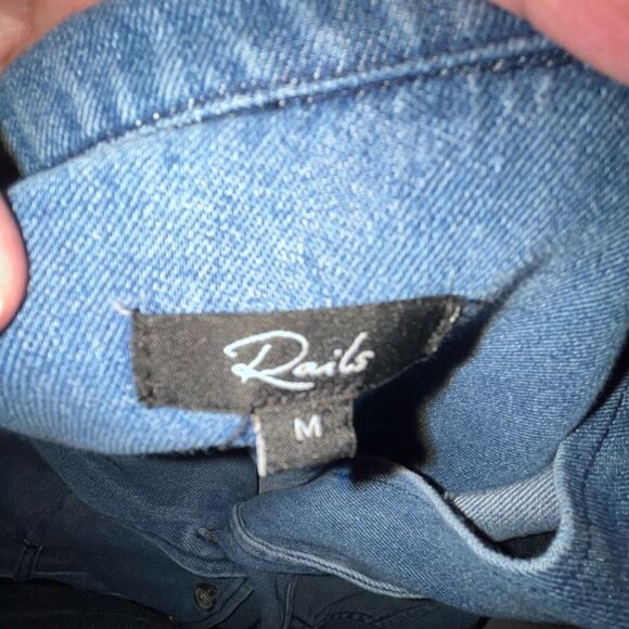 Rails blue Jean shorts jumper medium - Picture 4 of 6